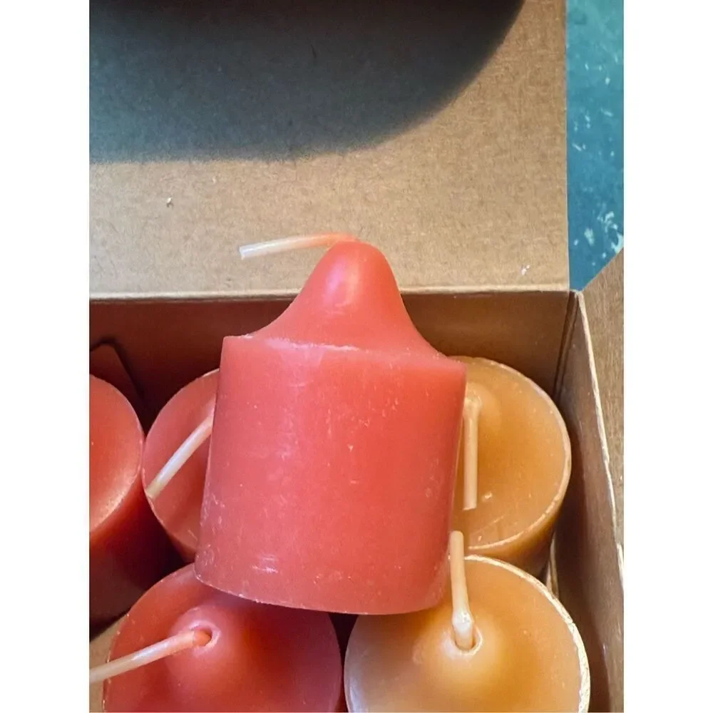 PartyLite Orange Yellow Mojito; Guava & Papaya Votive Candles 2 Boxes 6 Candles